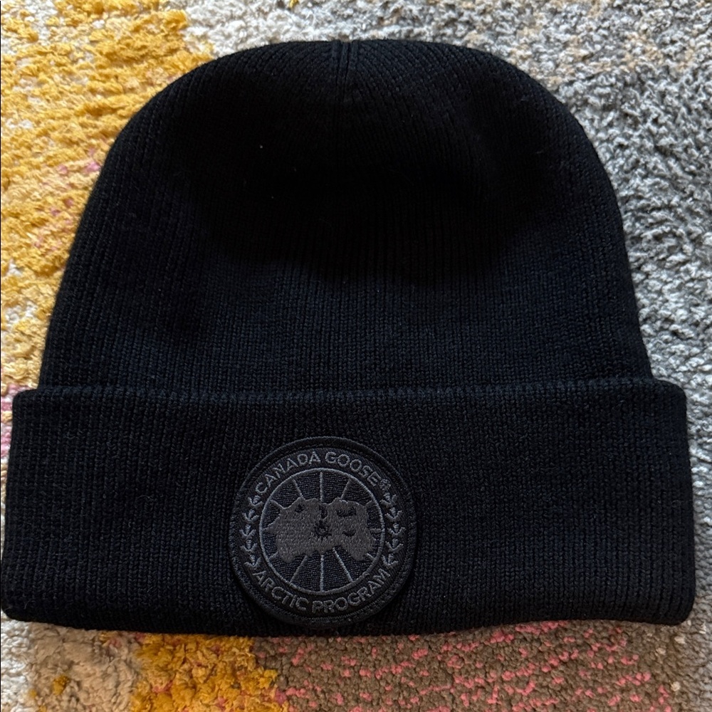 Canada Goose Arctic Black Knit hat